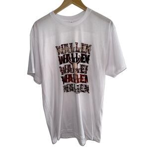 Country Graphic T-Shirt Size L Western Wear Short Sleeve White Shirt NWT